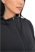 Cargar imagen en el visor de la galería, FREE MB FLEX MOCK NECK ZIP UP JACKET BLACK