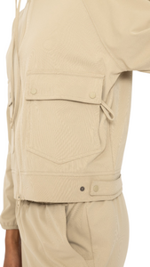 FREE MB ECOSOFT ZIP-UP JACKET & CARGO SKIRT KHAKI