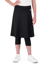 Cargar imagen en el visor de la galería, SNOGA GIRLS BALLET SKIRT LEGGING BLACK