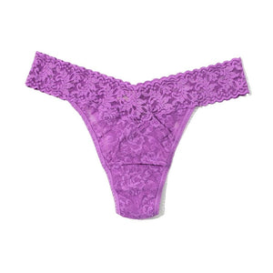 HANKY PANKY - LACE ORIGINAL RISE THONG  4811 ONE SIZE