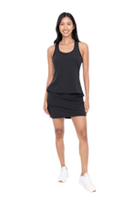 Cargar imagen en el visor de la galería, FREE MB UV PROTECTION RACERBACK ACTIVE TANK TOP BLACK