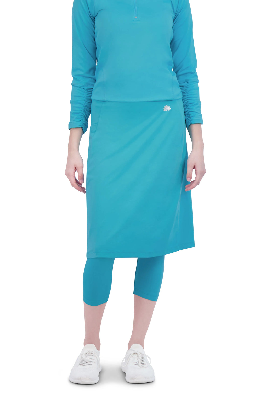 SNOGA FIT SKORT CAPRI TURQUOISE