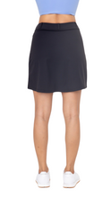 Cargar imagen en el visor de la galería, FREE MB GREEN-UV PROTECTION A-LINE SKIRT SHORT BLACK