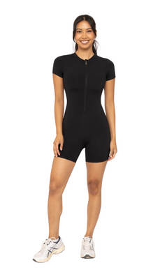 FREE MB VENICE CYCLING SHORT ROMPER BLACK