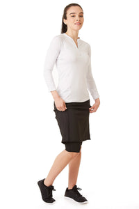 SNOGA FIT SKORT 22” BLACK