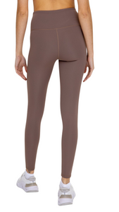 FREE MB JACQUARD RIBBED LEGGING DEEP TAUPE