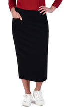 Cargar imagen en el visor de la galería, SNOGA PERFECT PENCIL SKIRT 29” BLACK