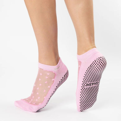 Shashi Classic Mesh Non-Slip Sock Love