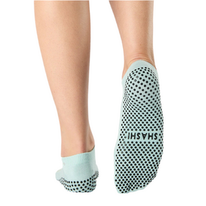 Shashi Classic Mesh Non-Slip Sock Seafoam