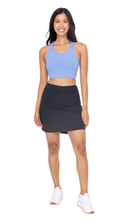 Cargar imagen en el visor de la galería, FREE MB GREEN-UV PROTECTION A-LINE SKIRT SHORT BLACK