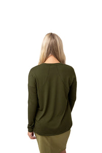 SNOGA LONG SLEEVE EVERY DAY TANK TOP FOREST