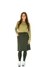 Cargar imagen en el visor de la galería, SNOGA ANKLE FIT SKIRT LEGGING 22” FOREST