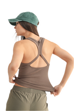 Cargar imagen en el visor de la galería, FREE MB CUTOUT KEYHOLE RACERBACK TANK TOP JAVA