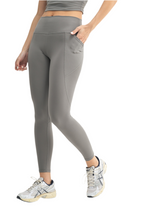 Cargar imagen en el visor de la galería, FREE MB VENICE CLOUD LIGHT SCULPT LEGGING PEWTER