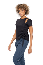 Cargar imagen en el visor de la galería, FREE MB SIDE RUTCHING ACTIVE TANK TOP BLACK