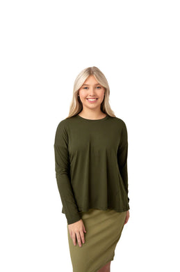 SNOGA LONG SLEEVE EVERY DAY TANK TOP FOREST