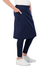 Cargar imagen en el visor de la galería, SNOGA GIRLS ANKLE FIT SKIRT LEGGING NAVY