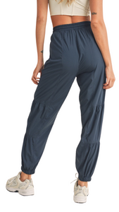 FREE KIM ESSENTIAL CARGO PANTS NAVY