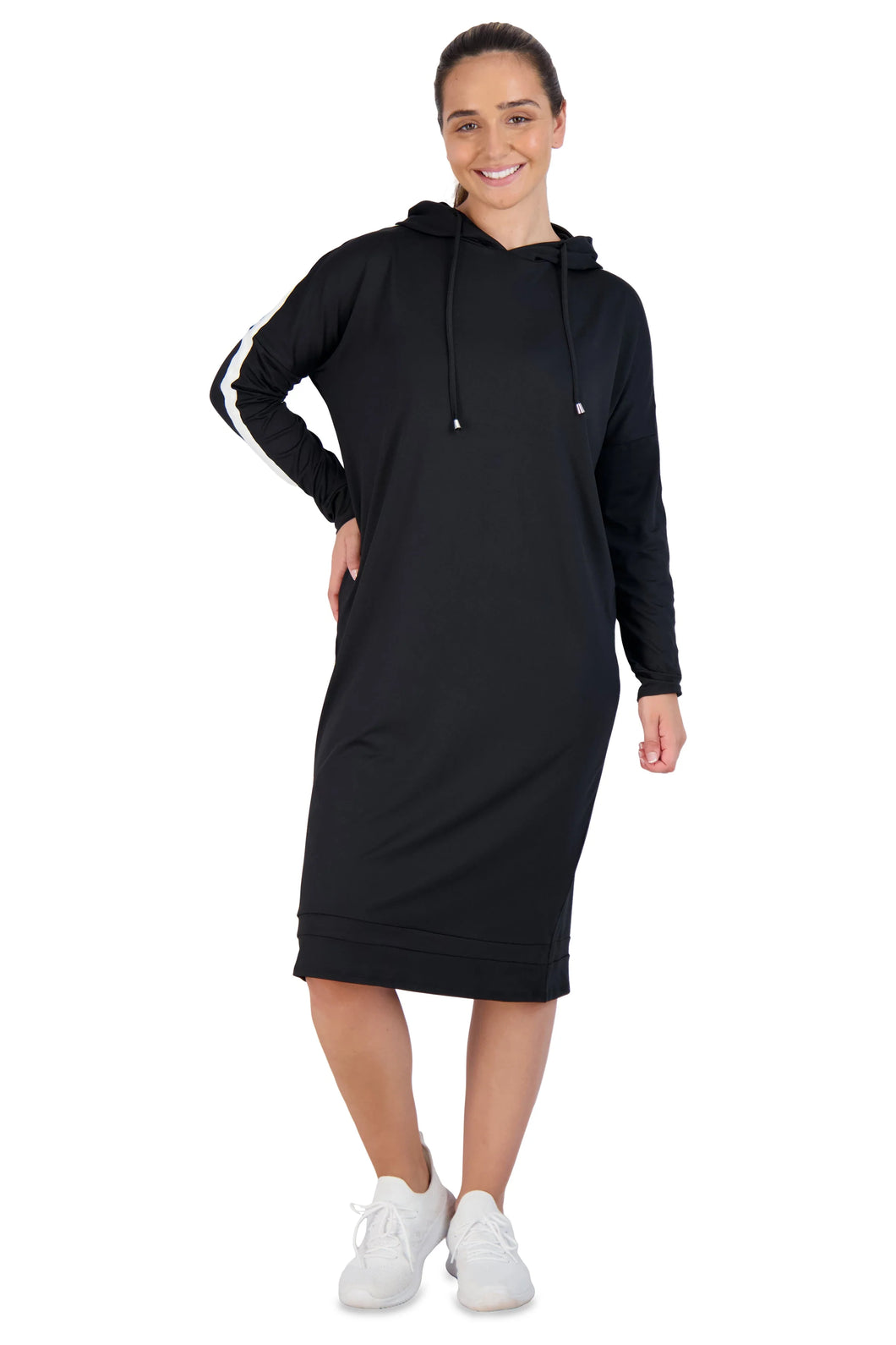 SNOGA ACTIVE DRESS BLACK AND WHITE