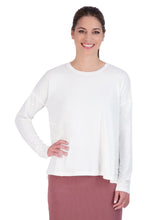 Cargar imagen en el visor de la galería, SNOGA LONG SLEEVE EVERY DAY TANK TOP WHITE