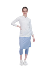 Cargar imagen en el visor de la galería, SNOGA ACTIVE TOP WITH ZIPPER WHITE