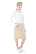 Cargar imagen en el visor de la galería, SNOGA GIRLS FIT SKIRT CAPRI HUMMUS
