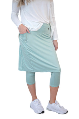 SNOGA FIT SKORT CAPRI PASTEL TURQUOISE