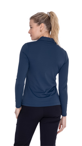FREE MB LONG SLEEVES ACTIVE POLO NAVY