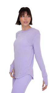 FREE MB SOFT TOUCH LONG SLEEVES TANK TOP LAVENDER