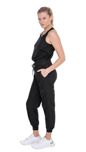 FREE MB HALF ZIP ACTIVE JOGGER LEGGING JUMPSUIT