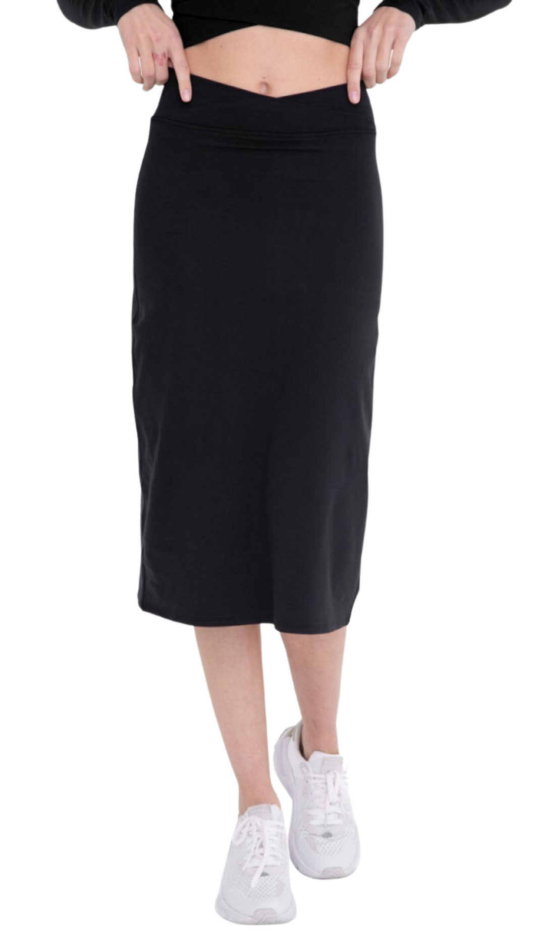 FREE MB VENICE CROSSOVER MIDI SKIRT