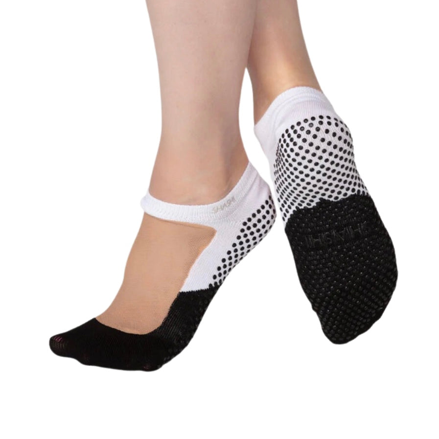 Shashi Classic Mesh Socks Black/White