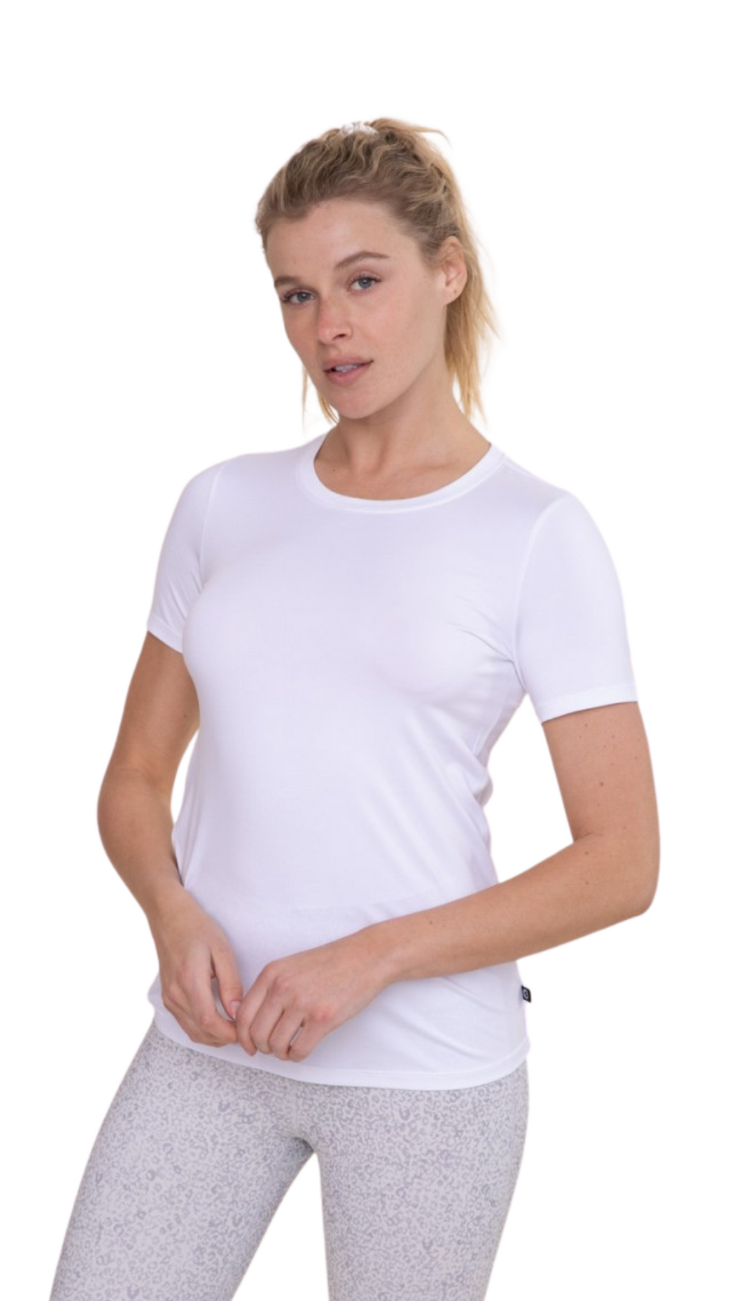 FREE MB MELANGE ACTIVE TANK TOP WHITE