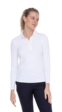 FREE MB LONG SLEEVES ACTIVE POLO WHITE