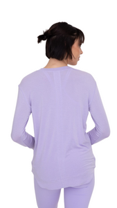 FREE MB SOFT TOUCH LONG SLEEVES TANK TOP LAVENDER
