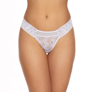 HANKY PANKY - LACE LINEAR LOW RISE THONG 1G1671