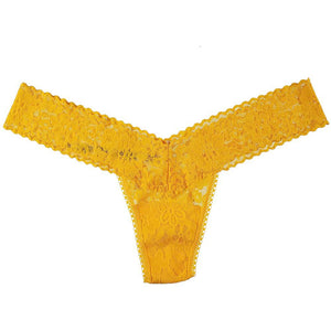 HANKY PANKY - LACE LOW RISE THONG 4911
