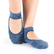 Cargar imagen en el visor de la galería, Pointe Studio Grip Socks / Dark Sea