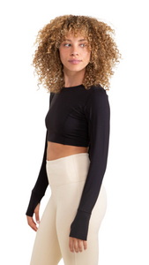 FREE MB CROPPED LONG SLEEVES TANK TOP