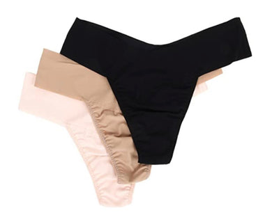 HANKY PANKY -BREATHE NATURAL RISE THONG 6J1661