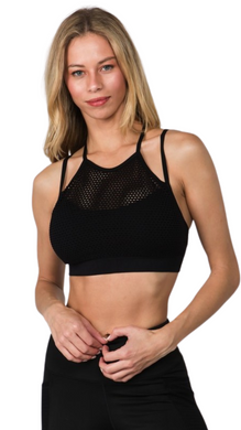 FREE YE MESH OVERLAY TOP