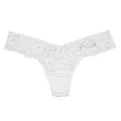 HANKY PANKY - BRIDE LACE LOW RISE THONG 491041