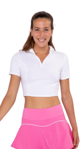 FREE MB ACTIVE CROPPED TANK TOP WHITE